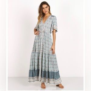 ISO Spell Oracle Gown in Sage XS